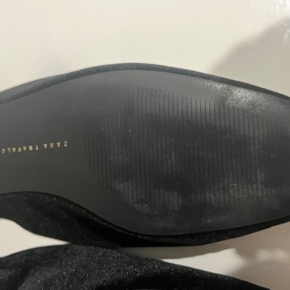 Black and Gold Spider Slippers/ Mules Trafaluc - Picture 13 of 14